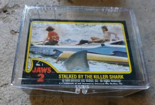 Jaws 2 Movie 1978 Trading Cards Complete Set Part Ii With Stickers