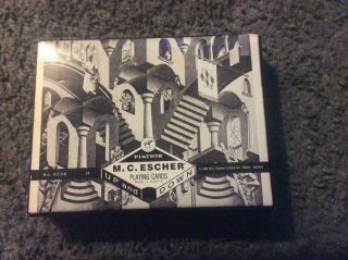 Two Decks Of M.  C.  Escher Playing Cards,  Made In Austria By Piatnik,