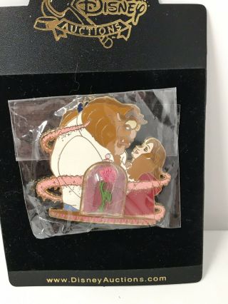 Disney Beauty and the Beast with Rose LE 500 Pin Transformation Belle 2