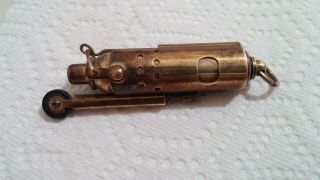 Vintage Brass Trench Lighter No Markings Very Little 4