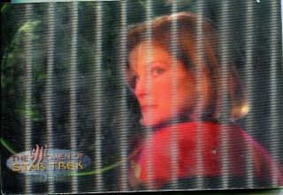 The Women Of Star Trek In Motion Sound In Motion Card S3 Janeway (no Sound)