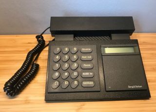 1986 B&o Bang & Olufsen Beocom 2000 Danish Design 2 - Tone Black Telephone Rare