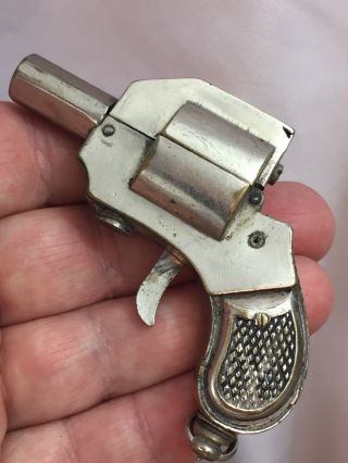 Vintage Semi Automatic Pocket Lighter In The Form Of A Pistol - Austria Dandy?