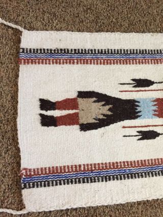 Vintage Native American YEI Wool Rug 2