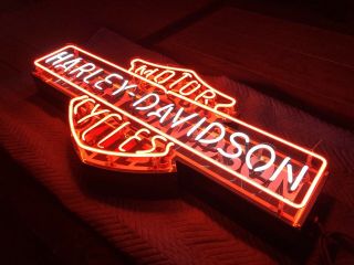 Harley Davidson Dealership Neon Sign.  Handmade In USA. 2
