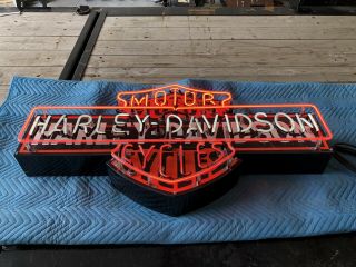 Harley Davidson Dealership Neon Sign.  Handmade In USA. 4