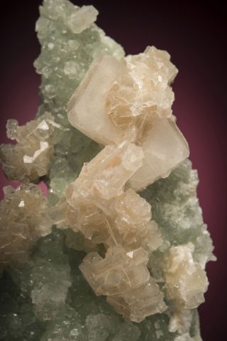 Apophyllite with Prehnite Luck Stone Quarry,  Fauquier County,  Virginia 906049 2
