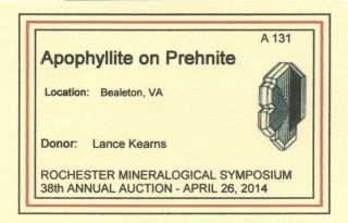 Apophyllite with Prehnite Luck Stone Quarry,  Fauquier County,  Virginia 906049 7