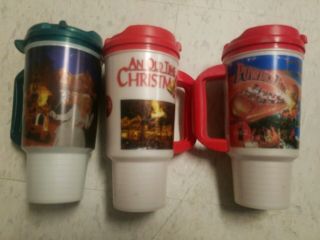 Set Of 3 Silver Dollar City Refillable Cup/mug Grandfathered Refills