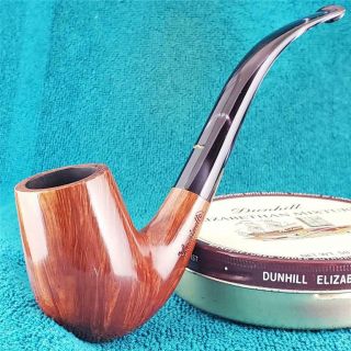 Early Caminetto 360 Straight Grain 3/4 Bent Freehand Italian Estate Pipe