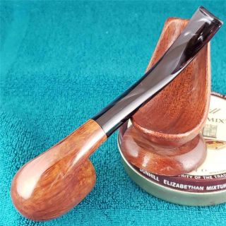 EARLY CAMINETTO 360 STRAIGHT GRAIN 3/4 BENT FREEHAND ITALIAN Estate Pipe 6