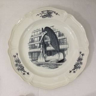 Wedgwood Queensware Pablo Picasso Civic Center Chicago Marshall Field 3 Plate