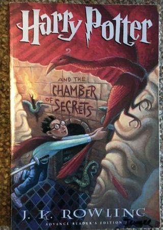 Harry Potter And The Chamber Of Secrets,  Uncorrected Proof With Typo,  Paperback