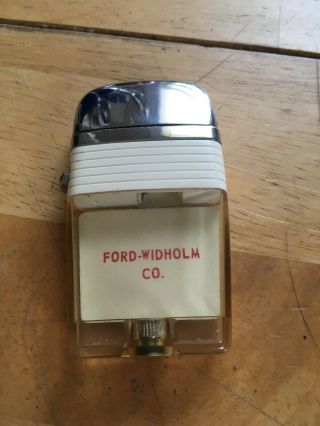 Vintage 1960’s Scripto Vu Lighter Ford - Widholm Co.