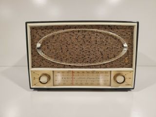 Vintage Zenith Am/fm Radio Model C725c Tube Radio