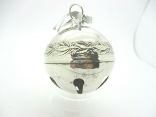 1971 Wallace Silver Plate Christmas Bell Estate Buy