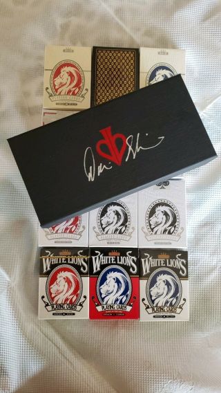 Limited Edition 1 Set Of Pride Of Lions By David Blaine Playing Cards Deck