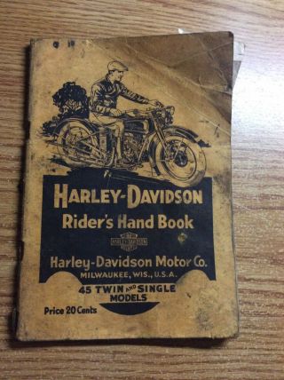 Vintage Harley - Davidson Motor Co Rider 