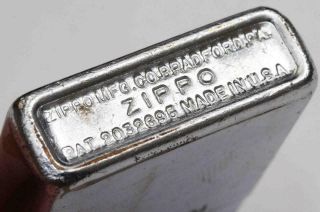 c.  1951 vintage ZIPPO w/Caduceus cigarette lighter 3