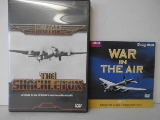 Dvd.  History Of Aviation.  The Shackleton.  Plus War In The Air.  Ex Con