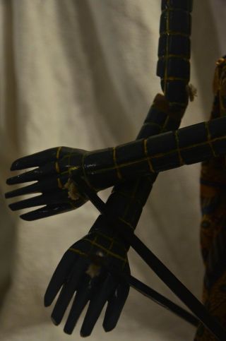 KAPISRABA CROCODILE warrior wayang Golek Wooden Puppet from JAVA OLD 5