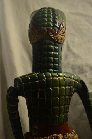 KAPISRABA CROCODILE warrior wayang Golek Wooden Puppet from JAVA OLD 7