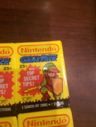 10 Vintage 1989 NINTENDO GAME PACKS - Mario Bros Link Princess Peach 3