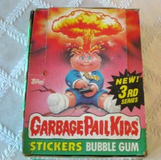 1986 - Topps - Garbage Pail Kids Series 3 - Stickers - 48 Packs - W Display Box
