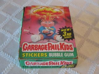 1986 - TOPPS - GARBAGE PAIL KIDS SERIES 3 - STICKERS - 48 PACKS - W DISPLAY BOX 5