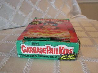 1986 - TOPPS - GARBAGE PAIL KIDS SERIES 3 - STICKERS - 48 PACKS - W DISPLAY BOX 8