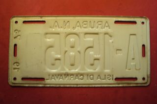 ARUBA N.  A.  - license plate - 1976 - 2