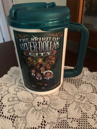 Silver Dollar City Old Time Christmas $1.  50 Grandfathered Refillable Mug 2