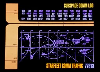 Star Trek: The Next Generation SCREEN MATCHED Starfleet LCARS Panel 4