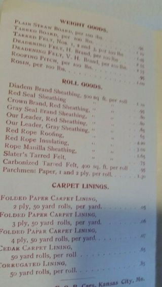 1894 Kansas City Missouri Advertising Booklet W E Campe Roofing Mfg Co 4