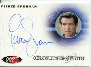 James Bond 50th Anniversary Autograph A189 Pierce Brosnan