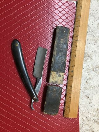 Vintage Wade And Butcher Wide Blade Straight Razor