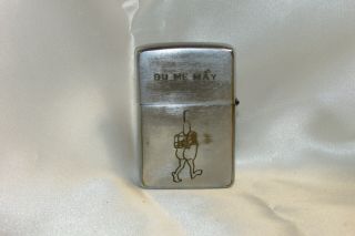 1968 Vietnam HOA BINH Middle Finger Peace Sign 5 Side Engraved Zippo Lighter 5DD 2