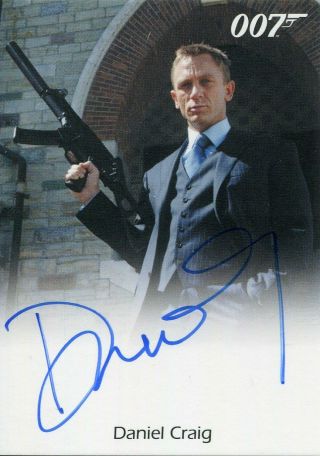 James Bond Heroes & Villains Autograph Daniel Craig