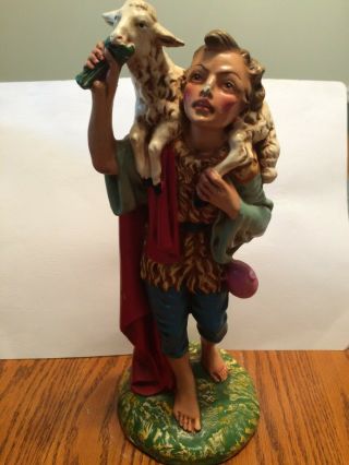 Fontanini Nativity Shepherd Boy Made In Italy 12 "
