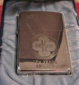 Sterling Silver Zippo Complete Never Fired