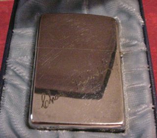 STERLING SILVER ZIPPO COMPLETE NEVER FIRED 2