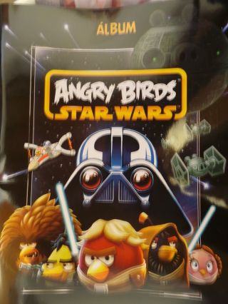 Album Angry Birds Star Wars,  4 Envelopes Stickers Chile
