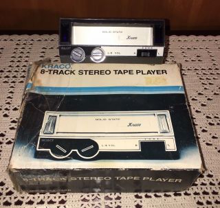 Kraco 8 - Track Stereo Tape Player Model Ks - 340b