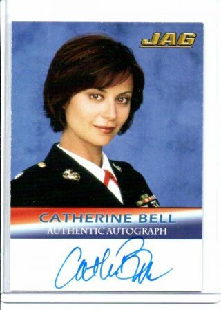 Catherine Bell Jag Autograph Card 2006 Tk Legacy (the Good Witch) Signed Auto