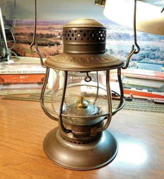 Buffalo Rochester & Pittsburgh Railway Lantern C.  T.  Ham Mfg.  Co.  Br&p Ry 1893