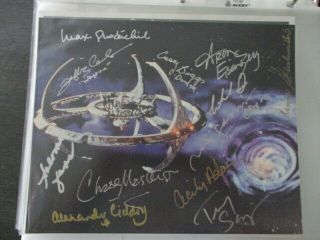 Multiple Autographs Star Trek Autograph Signature 8x10 Star Trek (13)