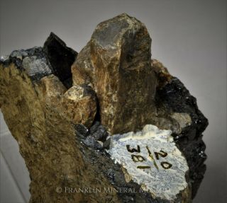 Gray - brown willemite crystals - Franklin,  NJ 8