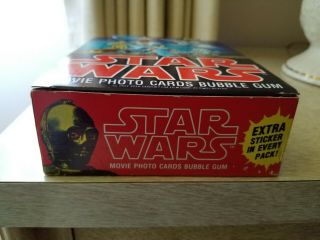 Star Wars 1977 Topps 1st Edition 36 Wax Packs 3