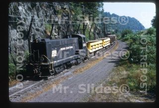 Slide Pc Penn Central Baldwin S12 8168 W/work Train Action In 1972