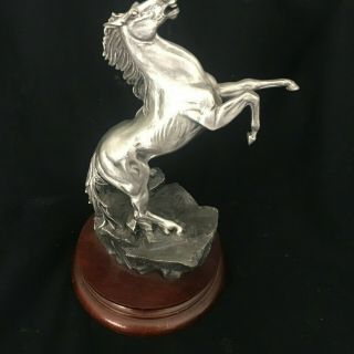 Rare Chilmark Fine Pewter Horse " The Leader " Marcel Jovine Ltd Edition